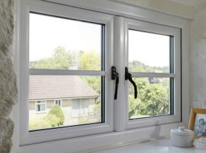 پنجره دوجداره فرانسوی یا دو لنگه بازشو