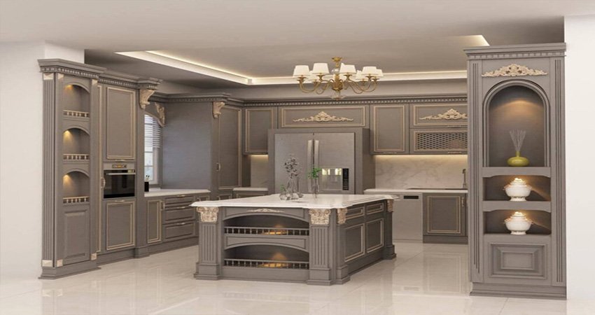 4 مدل از انواع کابینت برای آشپزخانه کوچک