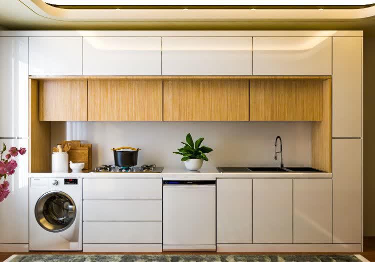 4 مدل از انواع کابینت برای آشپزخانه کوچک