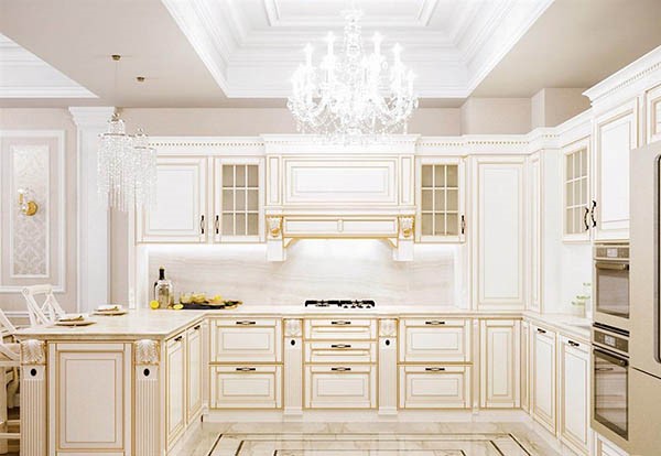۴ مورد از تاثیرات کابینت سفید بر آشپزخانه